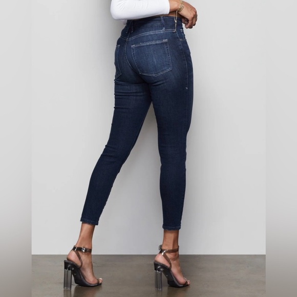 Good American Good Legs Cropped Skinny, Size 2 - Picture 2 of 14